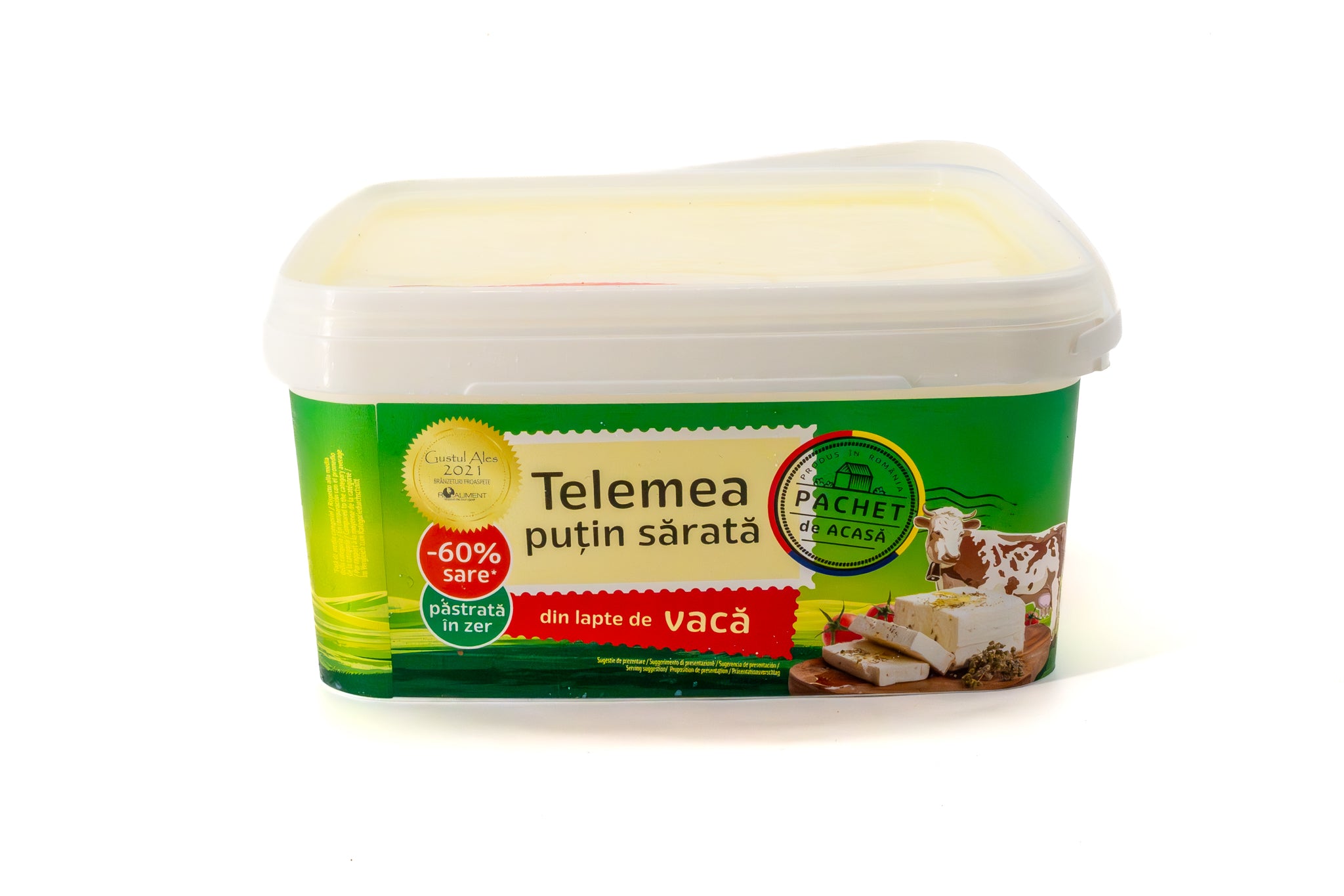 Telemea de vaca putin sarata